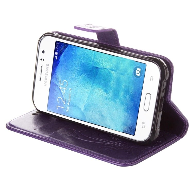 For Galaxy J1 Ace / J110 Crazy Horse Texture Printing Horizontal Flip Leather Case with Holder & Card Slots & Wallet & Lanyard