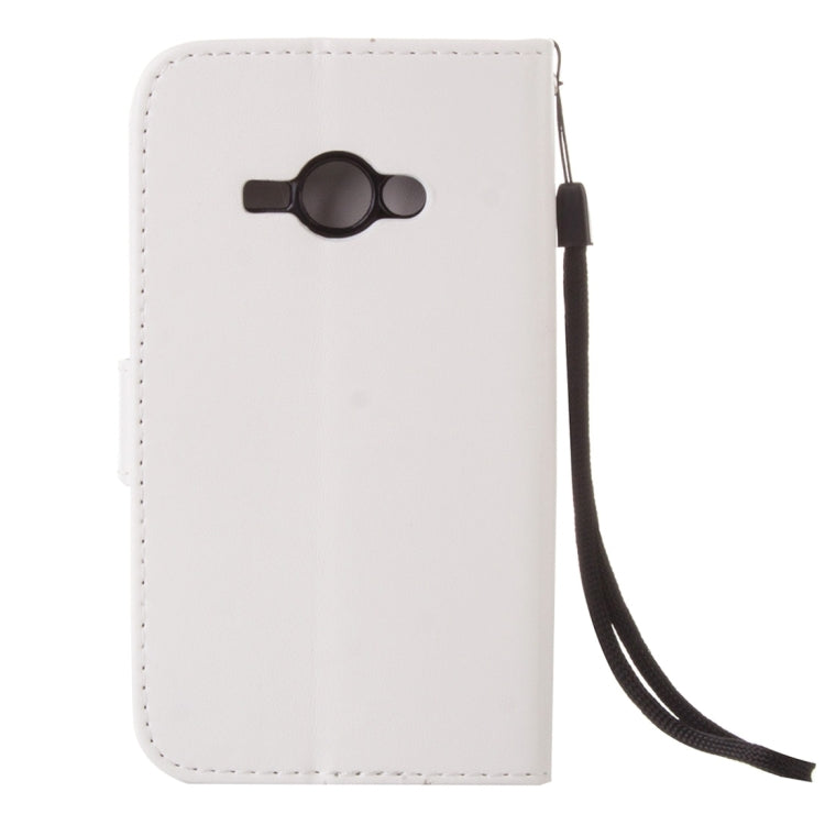 For Galaxy J1 Ace / J110 Crazy Horse Texture Printing Horizontal Flip Leather Case with Holder & Card Slots & Wallet & Lanyard