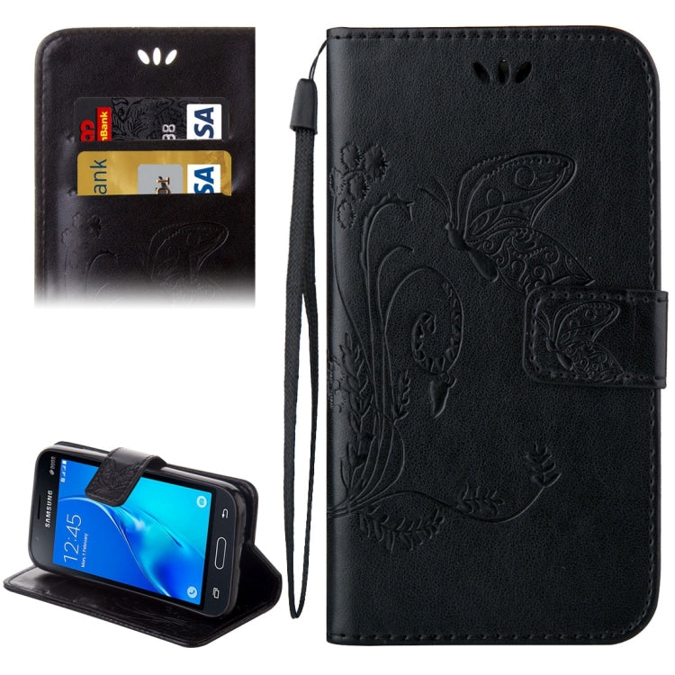 For Galaxy J1 Mini / J105 Crazy Horse Texture Printing Horizontal Flip Leather Case with Holder & Card Slots & Wallet & Lanyard