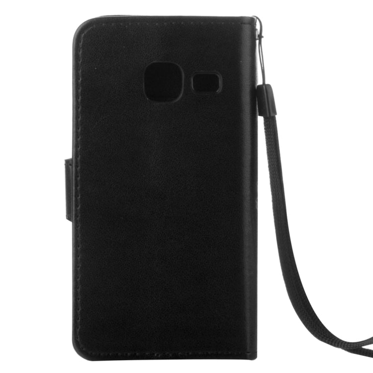 For Galaxy J1 Mini / J105 Crazy Horse Texture Printing Horizontal Flip Leather Case with Holder & Card Slots & Wallet & Lanyard