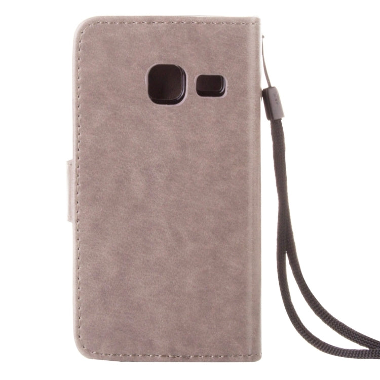 For Galaxy J1 Mini / J105 Crazy Horse Texture Printing Horizontal Flip Leather Case with Holder & Card Slots & Wallet & Lanyard