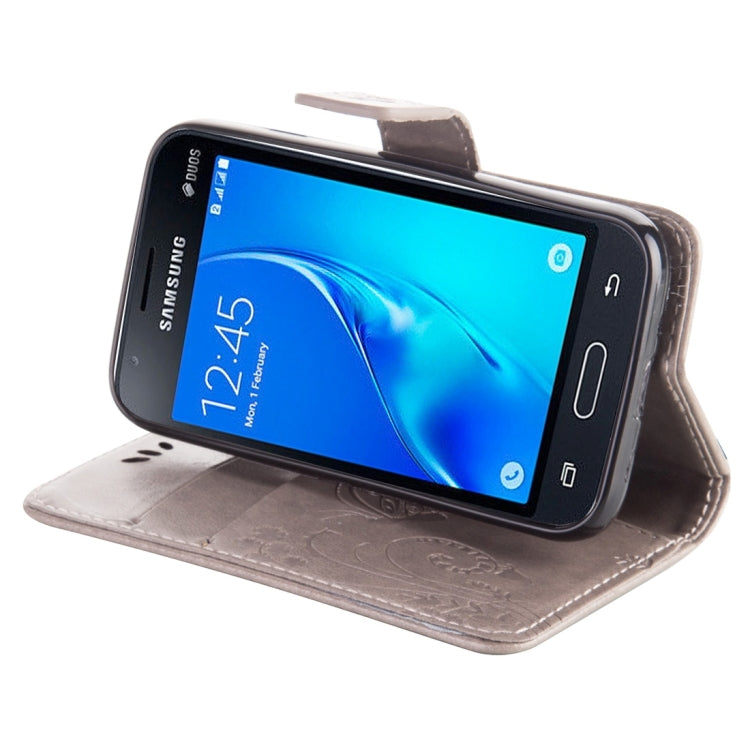 For Galaxy J1 Mini / J105 Crazy Horse Texture Printing Horizontal Flip Leather Case with Holder & Card Slots & Wallet & Lanyard