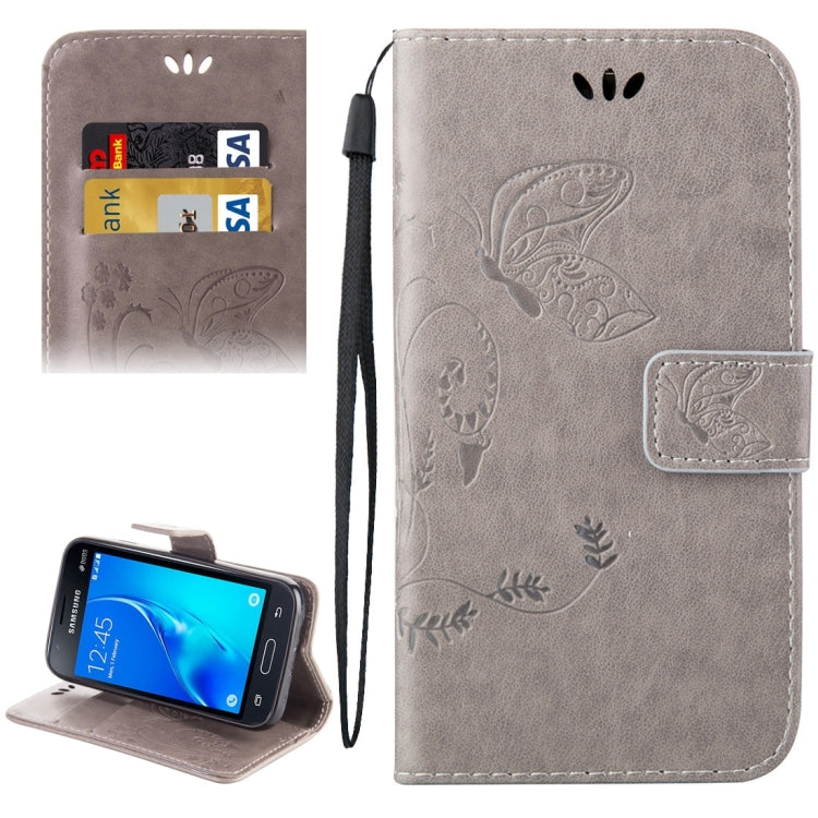 For Galaxy J1 Mini / J105 Crazy Horse Texture Printing Horizontal Flip Leather Case with Holder & Card Slots & Wallet & Lanyard