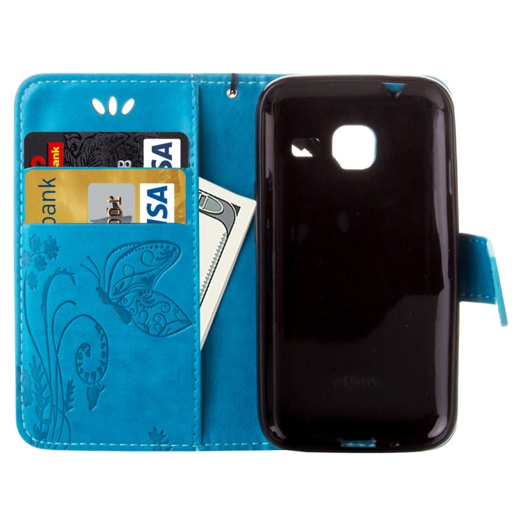 For Galaxy J1 Mini / J105 Crazy Horse Texture Printing Horizontal Flip Leather Case with Holder & Card Slots & Wallet & Lanyard