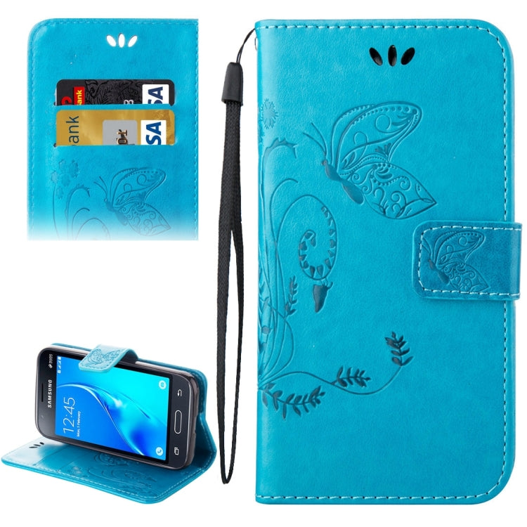For Galaxy J1 Mini / J105 Crazy Horse Texture Printing Horizontal Flip Leather Case with Holder & Card Slots & Wallet & Lanyard