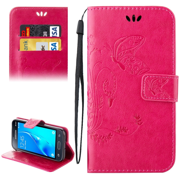 For Galaxy J1 Mini / J105 Crazy Horse Texture Printing Horizontal Flip Leather Case with Holder & Card Slots & Wallet & Lanyard