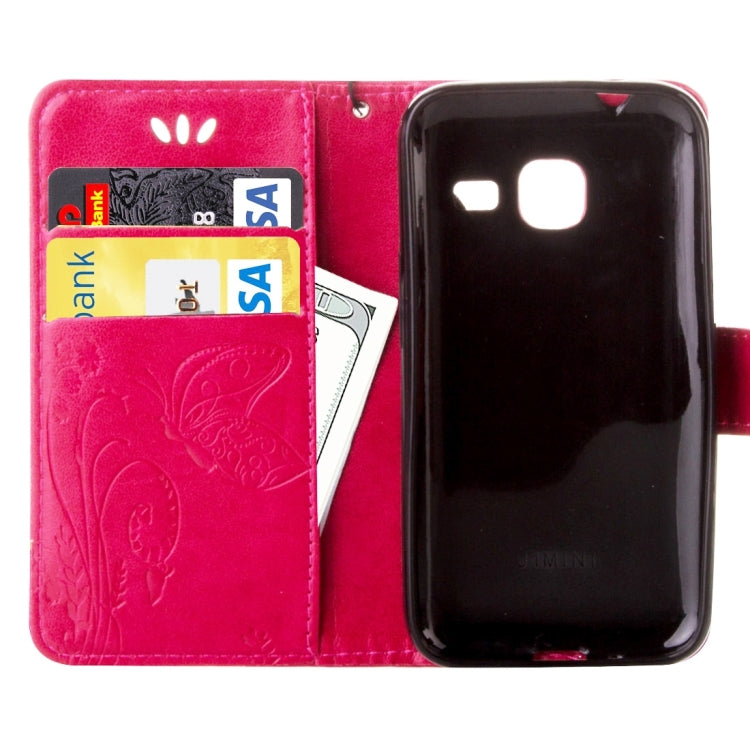 For Galaxy J1 Mini / J105 Crazy Horse Texture Printing Horizontal Flip Leather Case with Holder & Card Slots & Wallet & Lanyard