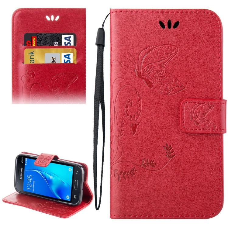 For Galaxy J1 Mini / J105 Crazy Horse Texture Printing Horizontal Flip Leather Case with Holder & Card Slots & Wallet & Lanyard