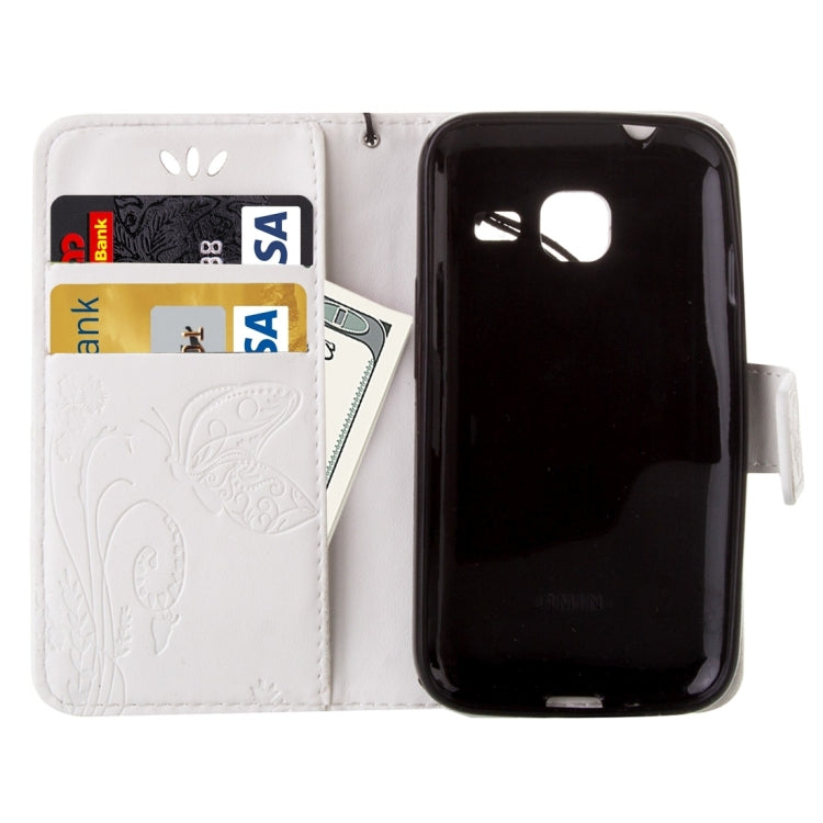 For Galaxy J1 Mini / J105 Crazy Horse Texture Printing Horizontal Flip Leather Case with Holder & Card Slots & Wallet & Lanyard