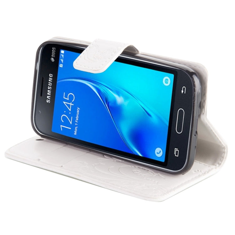 For Galaxy J1 Mini / J105 Crazy Horse Texture Printing Horizontal Flip Leather Case with Holder & Card Slots & Wallet & Lanyard