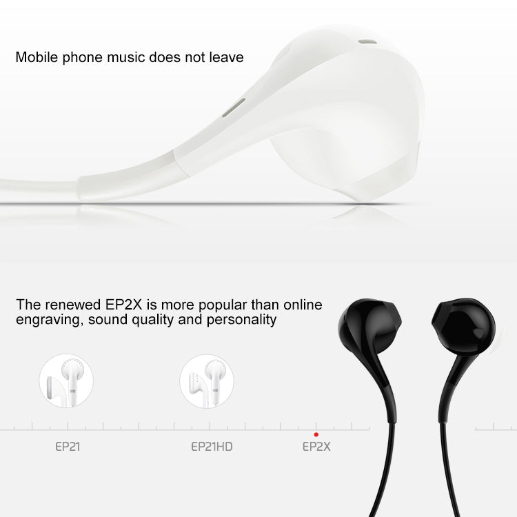 Meizu EP2X In-ear Wired Control Earphone for 3.5mm Jack Mobile Phones