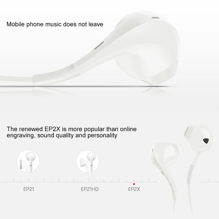 Meizu EP2X In-ear Wired Control Earphone for 3.5mm Jack Mobile Phones