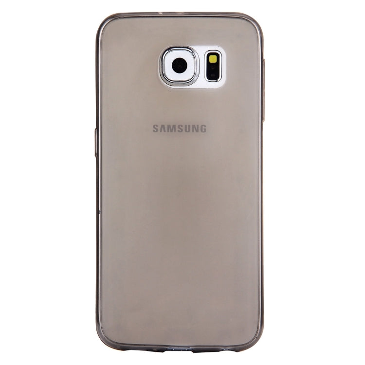 For Galaxy S6 / G920 0.75mm Ultra-thin Transparent TPU Protective Case(Grey)