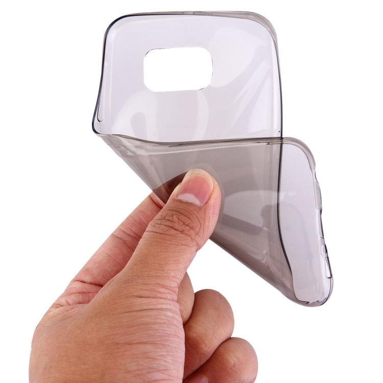 For Galaxy S6 / G920 0.75mm Ultra-thin Transparent TPU Protective Case(Grey)