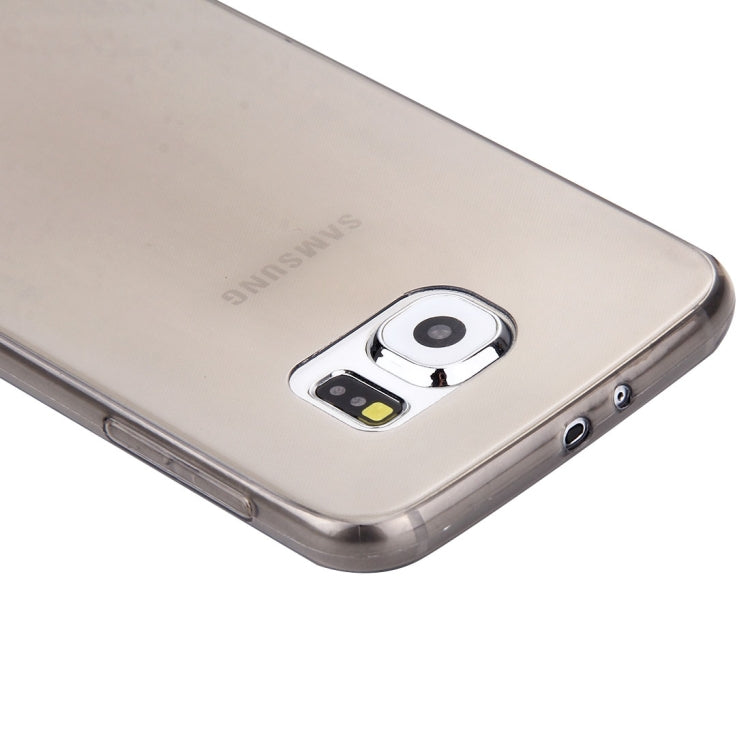 For Galaxy S6 / G920 0.75mm Ultra-thin Transparent TPU Protective Case(Grey)