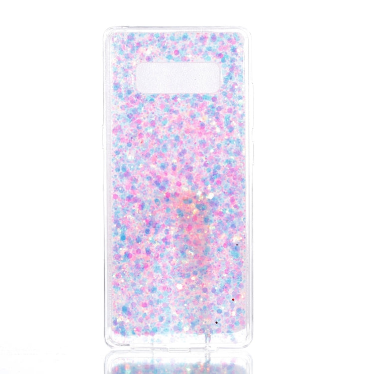 For Galaxy Note 8 Colorful Glitter Powder Style Protective Soft Cover