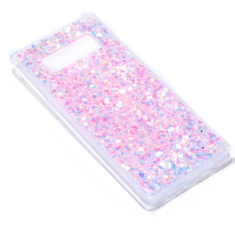 For Galaxy Note 8 Colorful Glitter Powder Style Protective Soft Cover