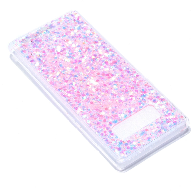For Galaxy Note 8 Colorful Glitter Powder Style Protective Soft Cover