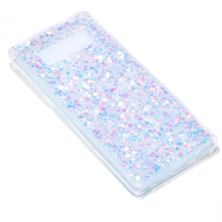 For Galaxy Note 8 Colorful Glitter Powder Style Protective Soft Cover