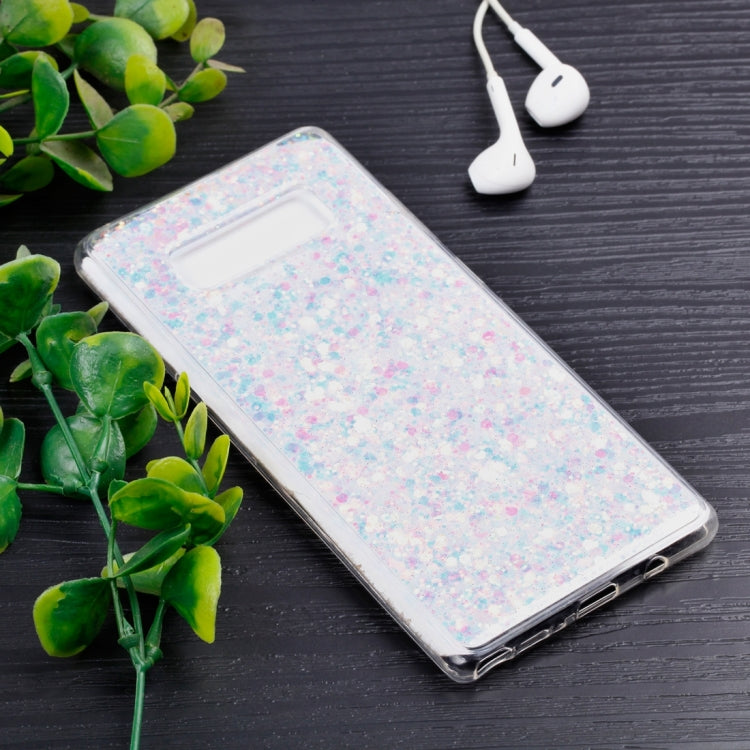 For Galaxy Note 8 Colorful Glitter Powder Style Protective Soft Cover
