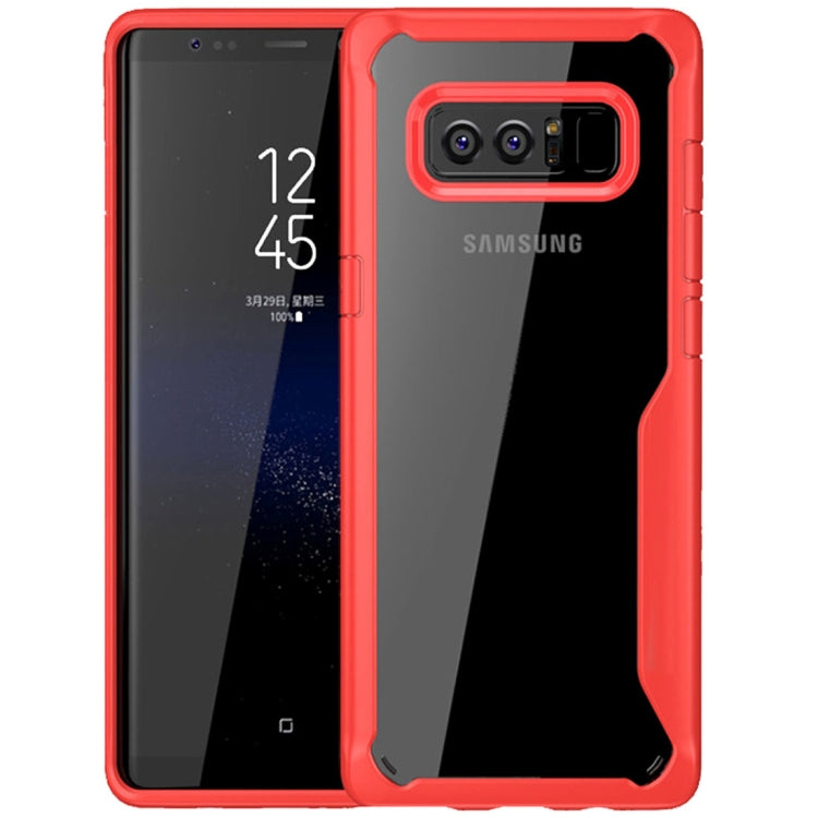 For Galaxy Note 8 TPU + PC Combination Protective Back Cover Case(Red)