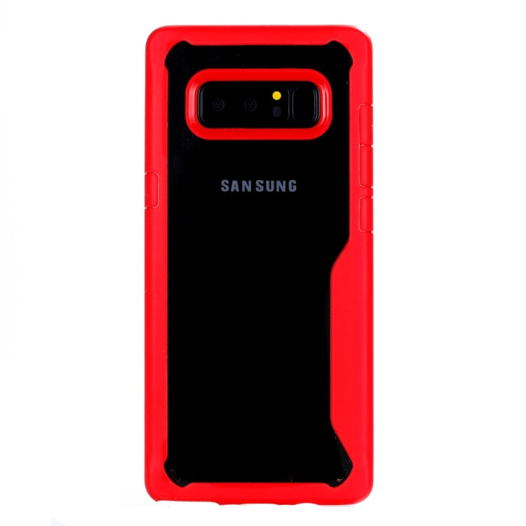 For Galaxy Note 8 TPU + PC Combination Protective Back Cover Case(Red)