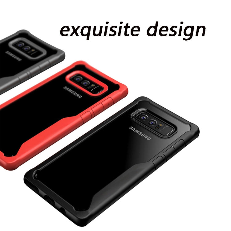 For Galaxy Note 8 TPU + PC Combination Protective Back Cover Case(Red)