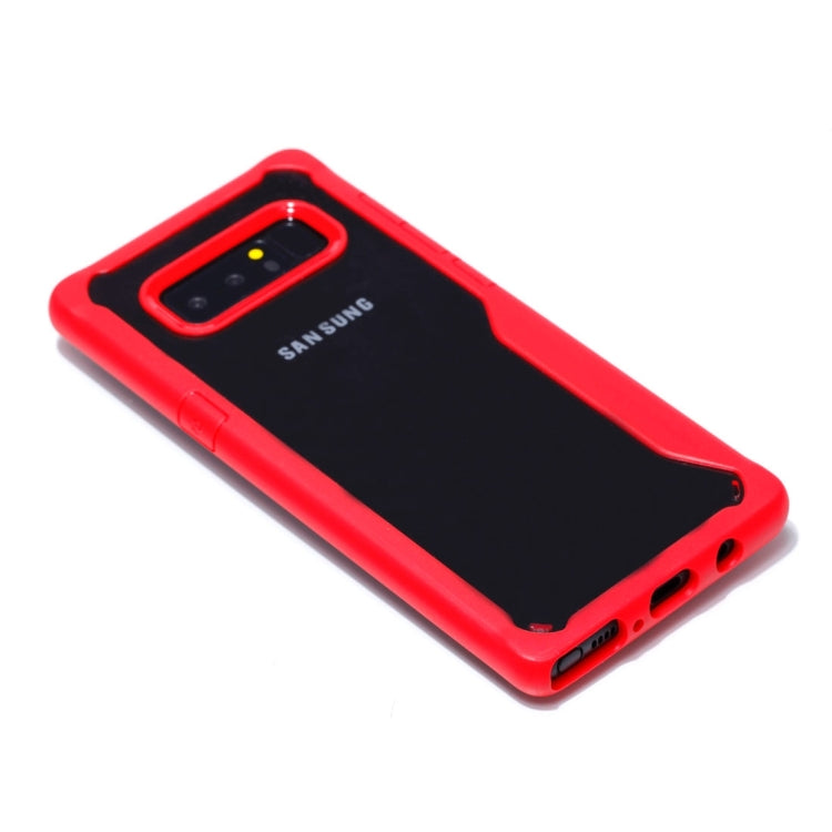 For Galaxy Note 8 TPU + PC Combination Protective Back Cover Case(Red)