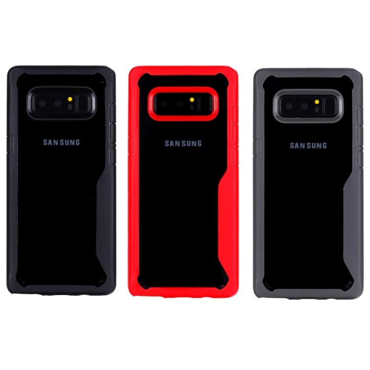 For Galaxy Note 8 TPU + PC Combination Protective Back Cover Case(Red)