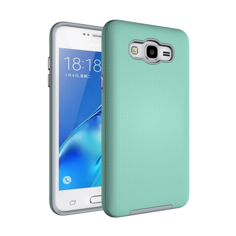For Galaxy J7 (2016) Ball Texture Anti-slip PC + TPU Protective Back Cover Case