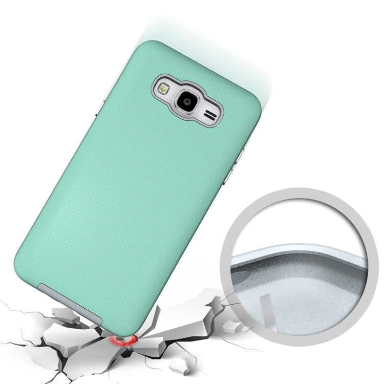 For Galaxy J7 (2016) Ball Texture Anti-slip PC + TPU Protective Back Cover Case