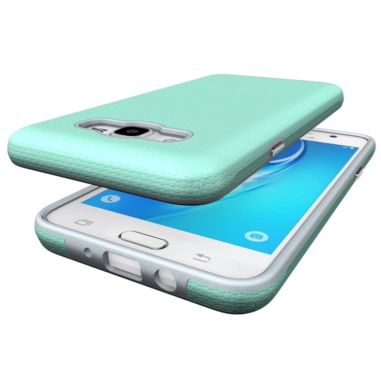 For Galaxy J7 (2016) Ball Texture Anti-slip PC + TPU Protective Back Cover Case