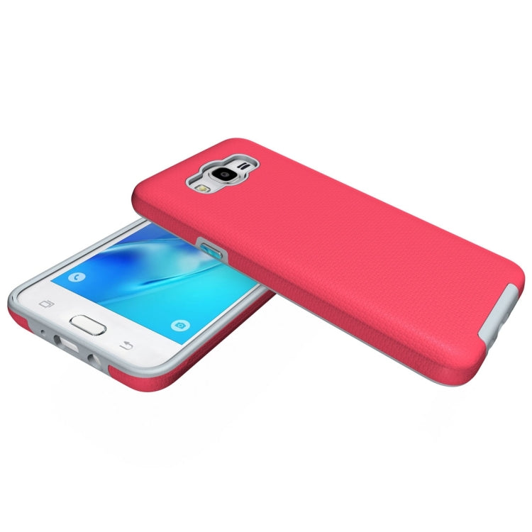 For Galaxy J7 (2016) Ball Texture Anti-slip PC + TPU Protective Back Cover Case