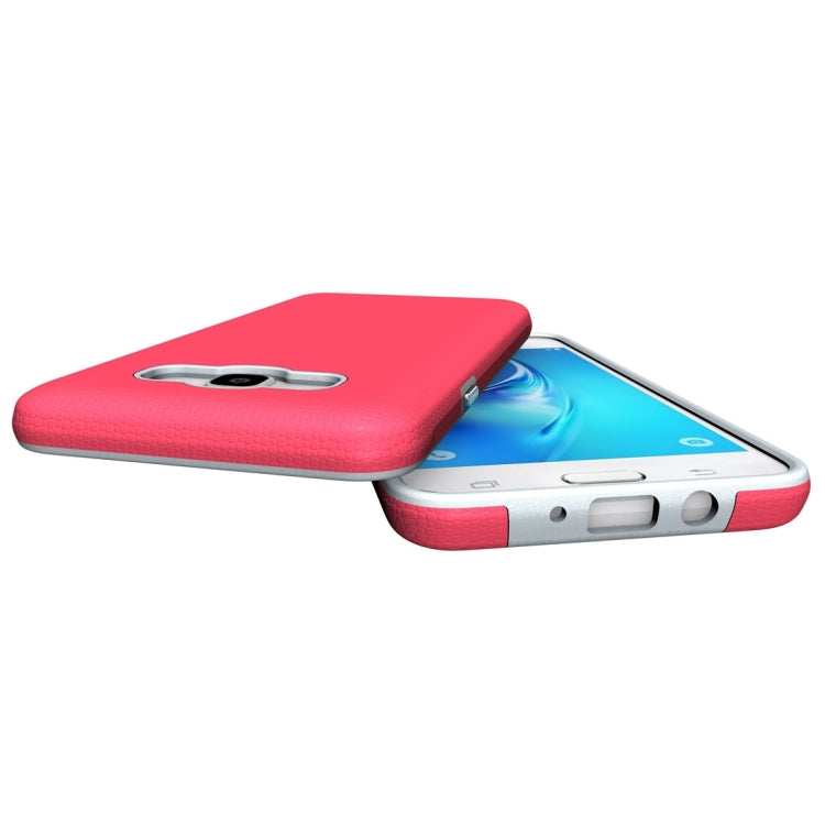 For Galaxy J7 (2016) Ball Texture Anti-slip PC + TPU Protective Back Cover Case