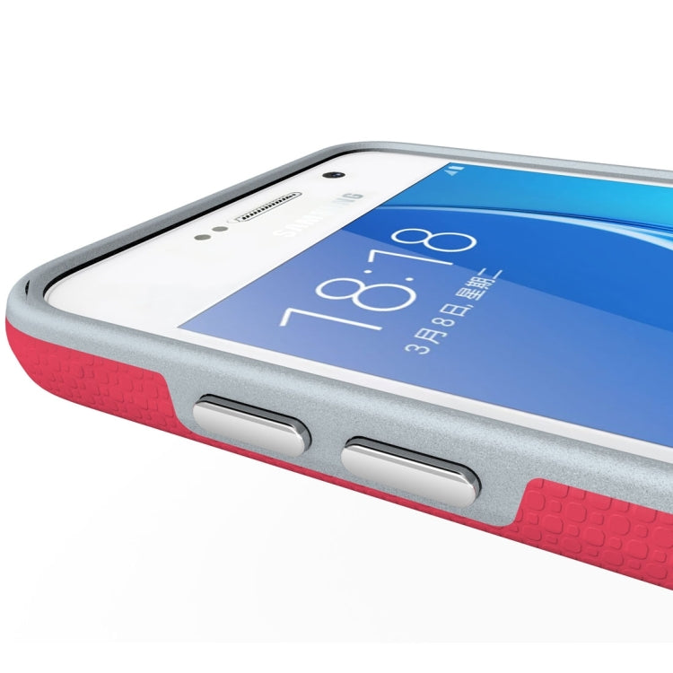 For Galaxy J7 (2016) Ball Texture Anti-slip PC + TPU Protective Back Cover Case