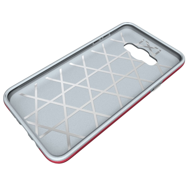 For Galaxy J7 (2016) Ball Texture Anti-slip PC + TPU Protective Back Cover Case