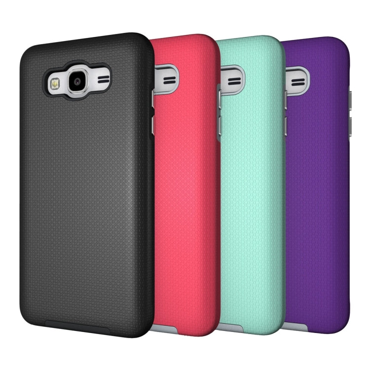 For Galaxy J7 (2016) Ball Texture Anti-slip PC + TPU Protective Back Cover Case