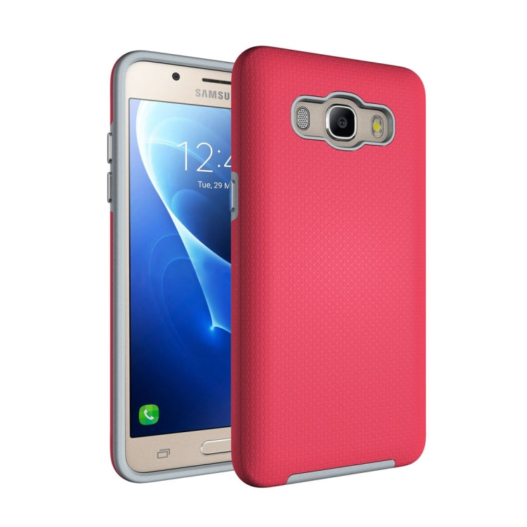 For Galaxy J5 (2016) Ball Texture Anti-slip PC + TPU Protective Back Cover Case