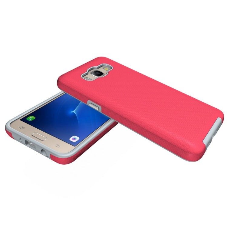 For Galaxy J5 (2016) Ball Texture Anti-slip PC + TPU Protective Back Cover Case