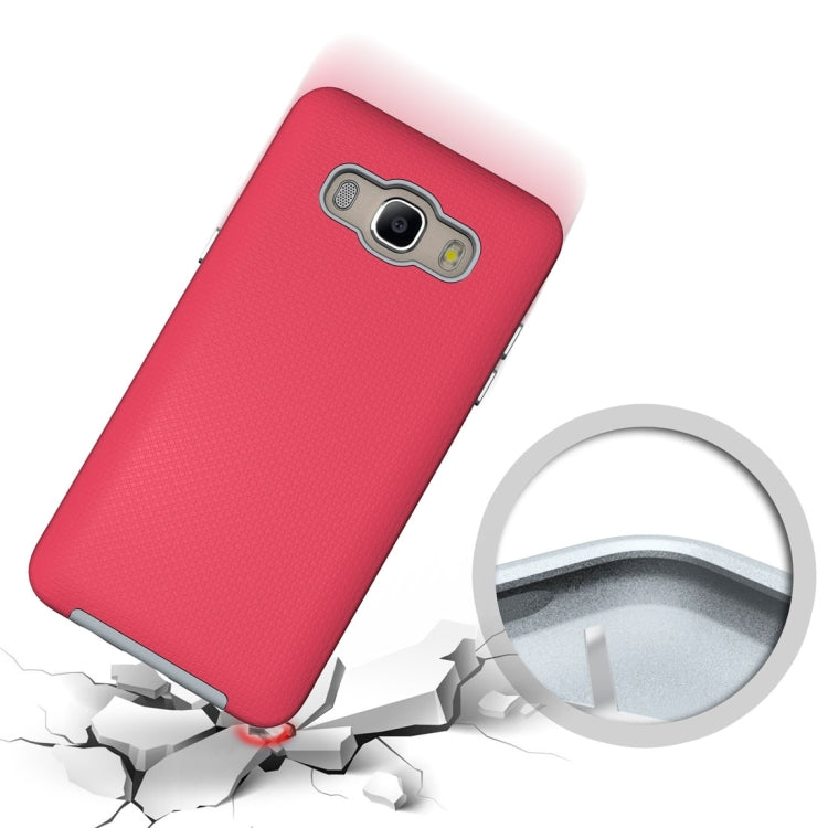 For Galaxy J5 (2016) Ball Texture Anti-slip PC + TPU Protective Back Cover Case