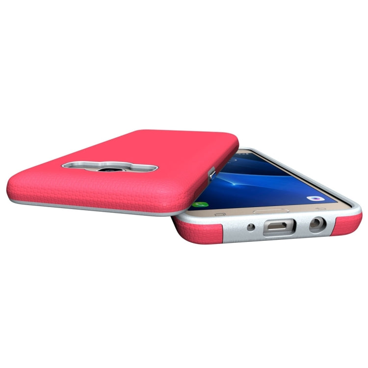 For Galaxy J5 (2016) Ball Texture Anti-slip PC + TPU Protective Back Cover Case