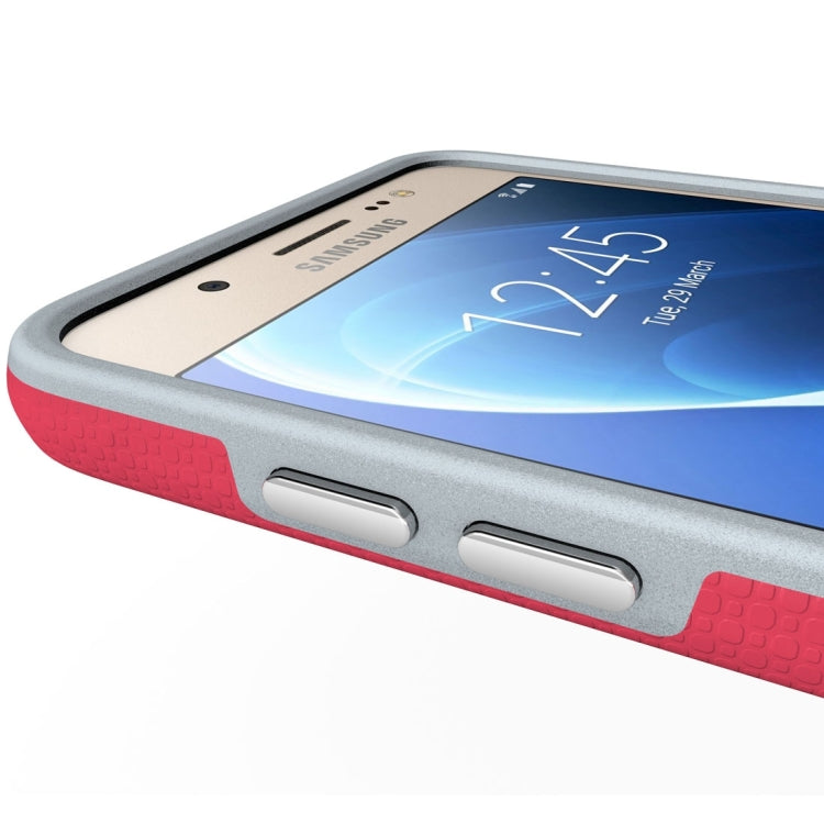 For Galaxy J5 (2016) Ball Texture Anti-slip PC + TPU Protective Back Cover Case