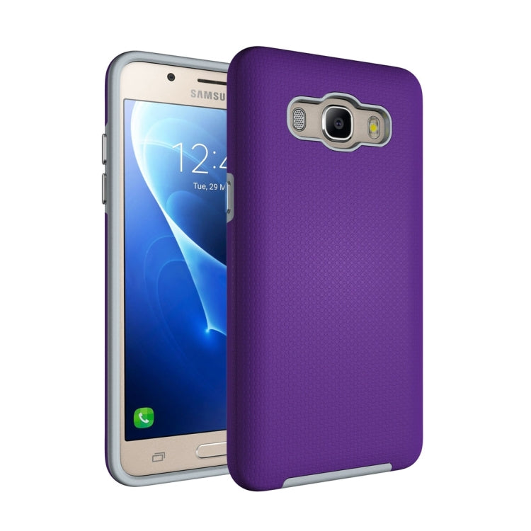 For Galaxy J5 (2016) Ball Texture Anti-slip PC + TPU Protective Back Cover Case