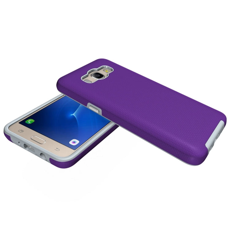 For Galaxy J5 (2016) Ball Texture Anti-slip PC + TPU Protective Back Cover Case
