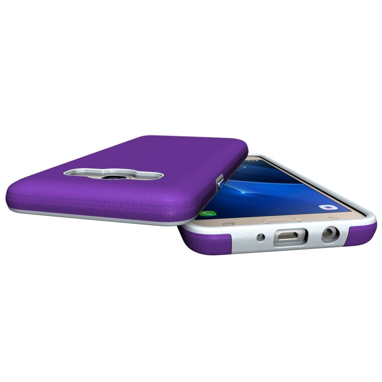 For Galaxy J5 (2016) Ball Texture Anti-slip PC + TPU Protective Back Cover Case