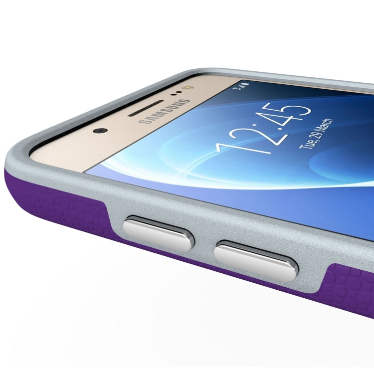 For Galaxy J5 (2016) Ball Texture Anti-slip PC + TPU Protective Back Cover Case