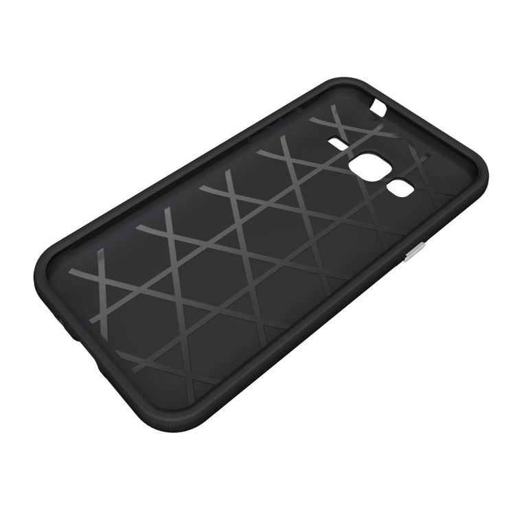 For Galaxy J3 (2016) Ball Texture Anti-slip PC + TPU Protective Back Cover Case