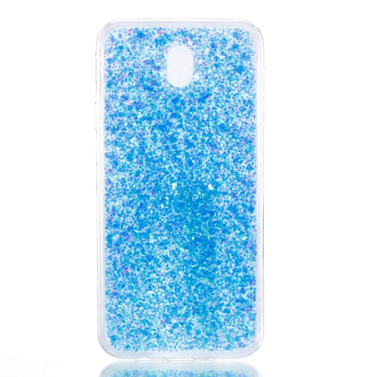 For Galaxy J7 (2017) / J730 ( EU  Version) Colorful Glitter Powder Style Protective Soft Cover
