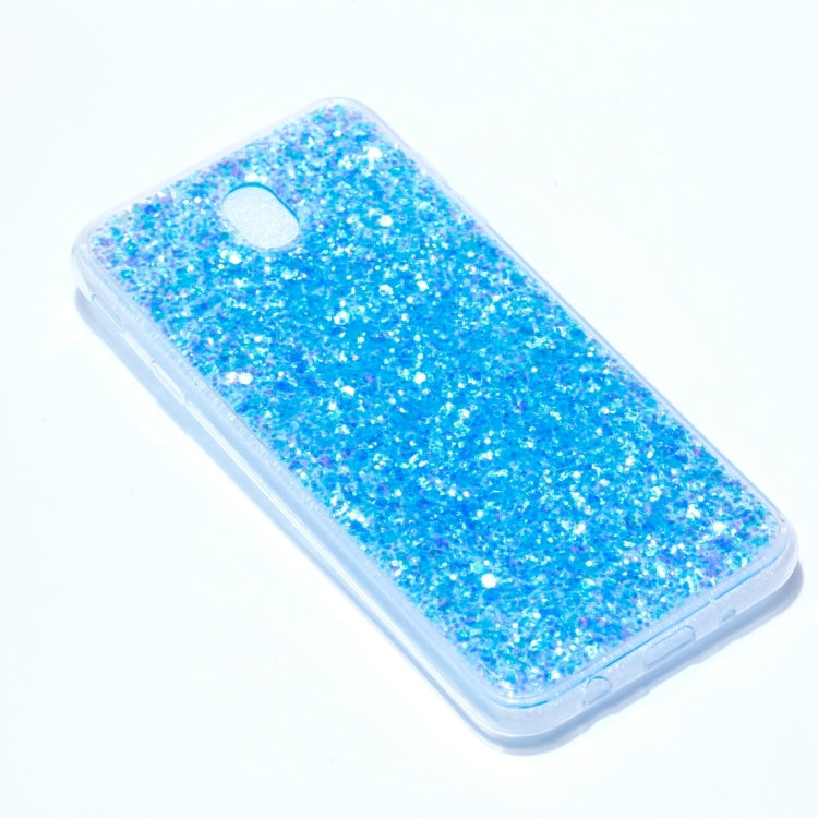 For Galaxy J7 (2017) / J730 ( EU  Version) Colorful Glitter Powder Style Protective Soft Cover