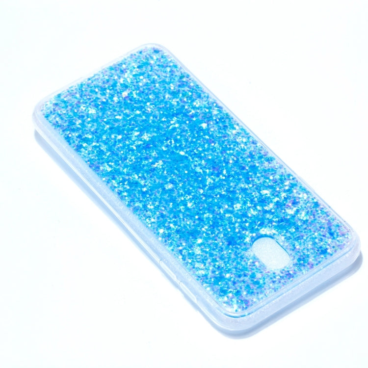 For Galaxy J7 (2017) / J730 ( EU  Version) Colorful Glitter Powder Style Protective Soft Cover